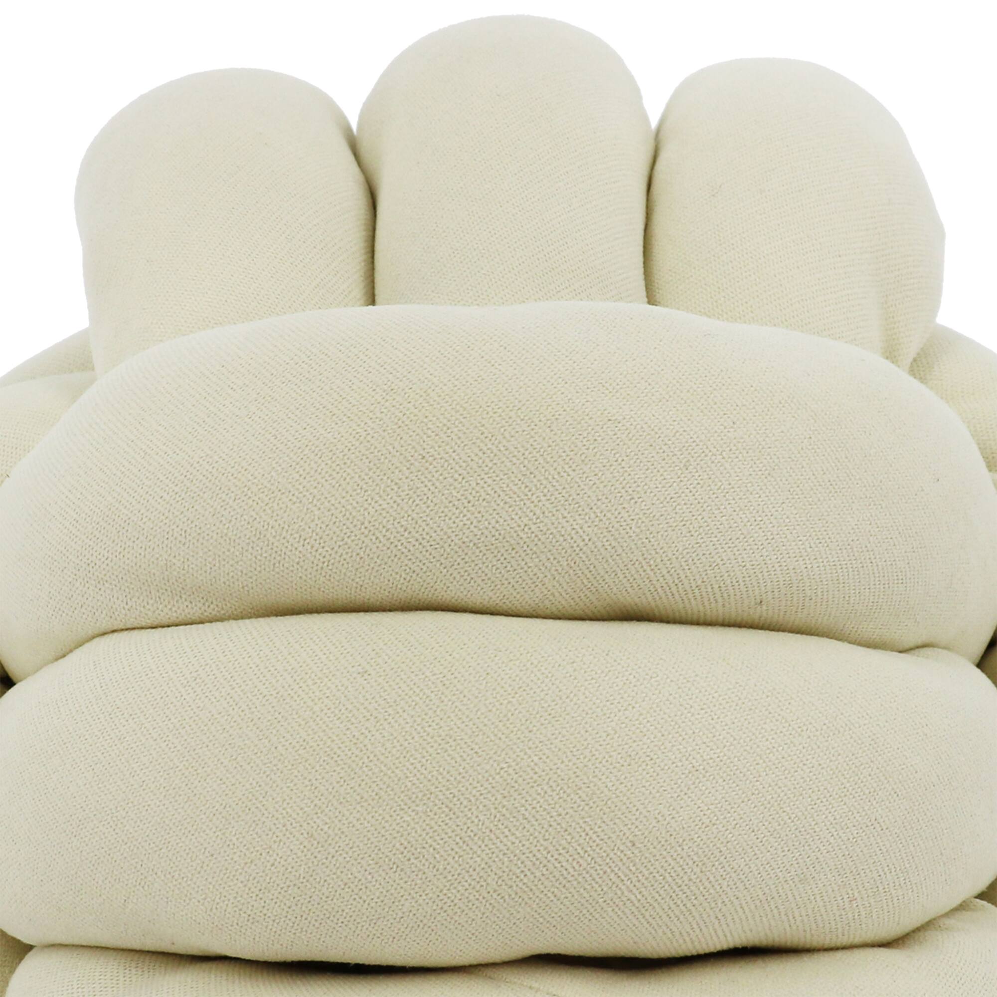 13.2" x 12.3" White Knot Pillow by Ashland®
